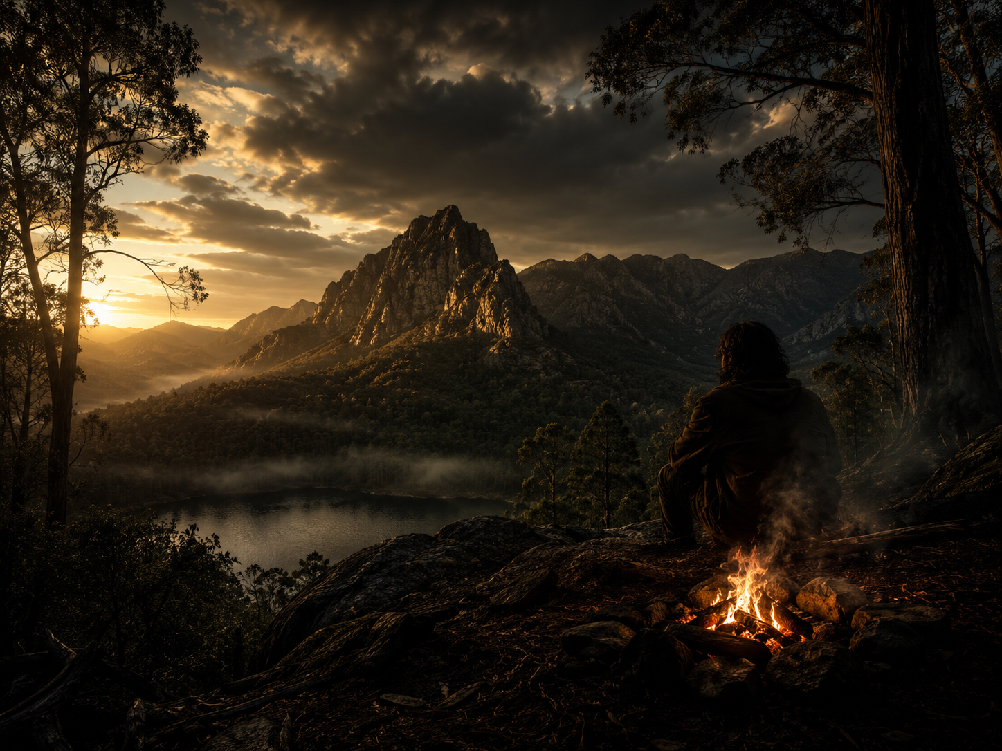 Tasmanian wilderness solitude