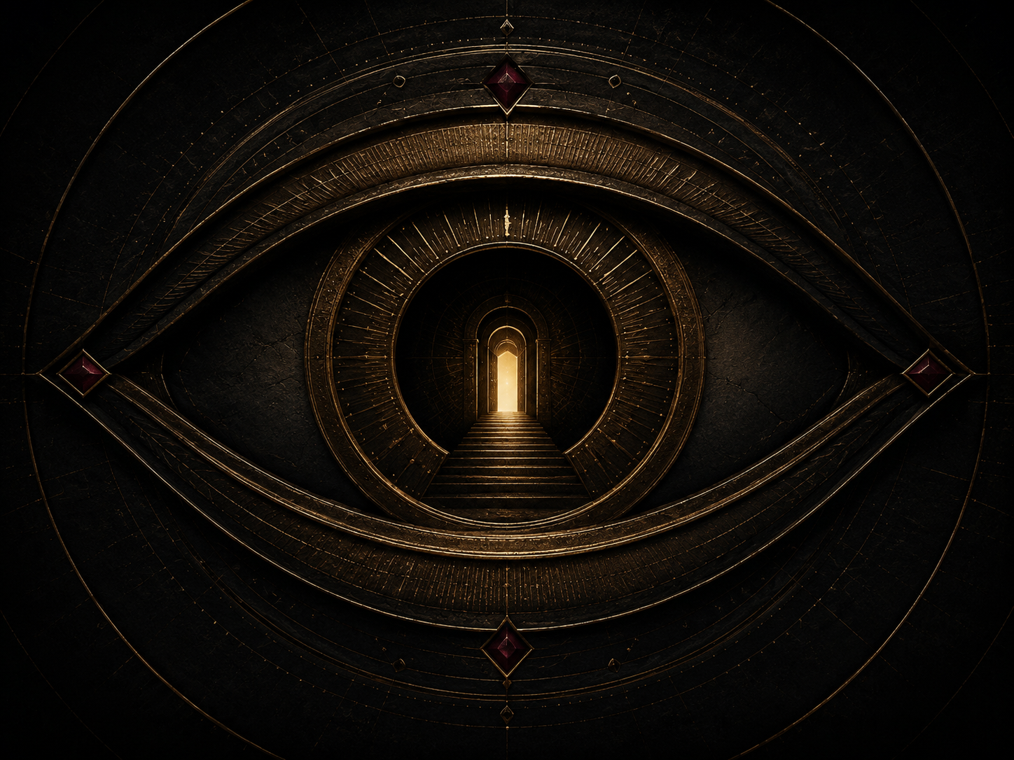 Eye within an eye symbolising de-inception